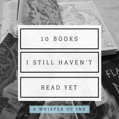 10 books tbr @ Whisper OF Ink